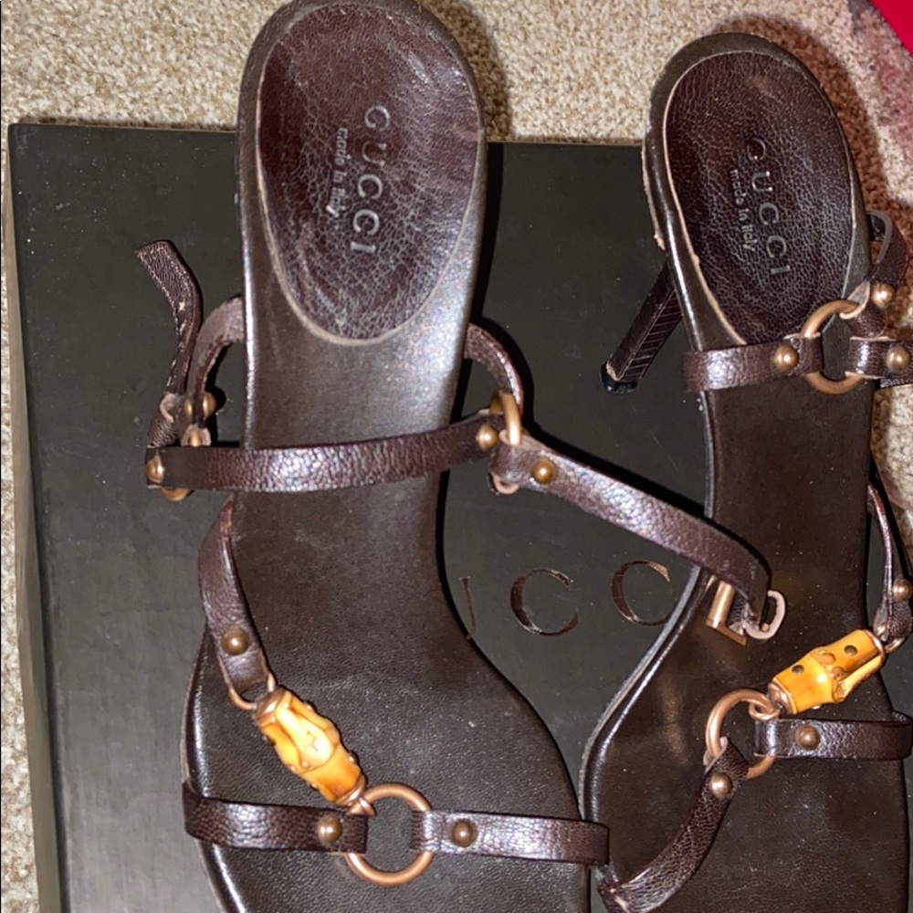Gucci Bamboo Heels